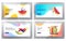 Tiny Characters with Huge Watermelon Website Landing Page Set, Friends Company Summertime Leisure, Beach Party, Summer Vacation