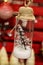 Tiny Christmas tree in a bottle ornament