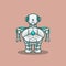 Tiny CUte Humanoid Robot Mascot