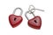 Tiny heart-shaped lock, padlock