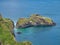 The tiny island of Carrickarede near Ballycastle in County Antrim, Northern Ireland, UK.