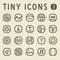 Tiny Line IconsSet 2