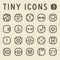 Tiny Line IconsSet 3
