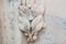 Tiny marble leaf detail gothic floral decoration