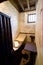Tiny old prison cell