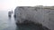Tiny people Jurassic Coast Dorset southern England UK Old Harry Rocks chalk formations
