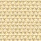 Tiny sweet flower in yellow background seamless pattern