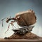 Tiny Titan: Illustration of an Ant Showcasing Herculean Strength