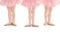 Tiny Tots Ballet Legs in Pink Tutu