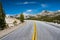 Tioga Pass Road in Yosemite National Park,California