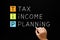 TIP - Tax Income Planning On Blackboard