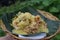 Tipat blayag delicious typical culinary delights from Buleleng, Bali