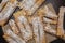 Tipical italian cake chiacchiere for carnival party sweet food dessert