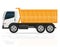 Tipper truck for construction vector illustration