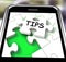 Tips Smartphone Shows Internet Prompts And Guidance