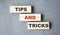 Tips And Tricks Text Message On Wooden