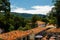 Tiradentes, Brazil: Traditional Historic Town in Minas Gerais State. Beautiful old houses on the street