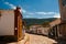 Tiradentes, Brazil: Traditional Historic Town in Minas Gerais State. Beautiful old houses on the street