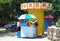 Tiraspol, Transnistria, Moldova: Outdoor stall selling beer and kvas