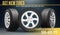 Tire Advertising Realistic Poster