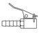 Tire inflator valve outline connector