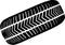 Tire mark. Car and motorcycle tire track vector set. Truck tread mark on the road concept. Vector tire mark from