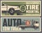 Tire mounting and tow truck service