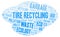 Tire Recycling word cloud