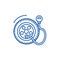 Tire service, pump,tire pressure line icon concept. Tire service, pump,tire pressure flat vector symbol, sign, outline