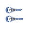 Tire store logo design, tire business branding