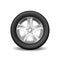 Tire wheel icon. Safe rubber tyre and metal disk for vehicle wheel. Automobile maintenance service