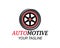 tire,wheels of automotive icon logo vectortemplate