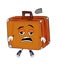 Tired Suitcase cartoon