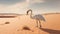 Tired Swan In The Desert: A Grandeur Of Scale In Humorous Animal Scene