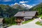 Tirol Alps landscape in Austria with Grossglockner mountain
