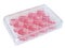 Tissue culture plate with red liquid