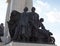 Tisza Istvan statue closeup at Parliament Building Budapest Hung