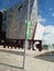 Titanic Museum in Belfast, North Ireland, detail of building and architecture of Titanic Museum in Belfast