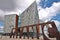 Titanic Museum and cloudy sky, Belfast