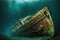 Titanic Shipwreck Underwater