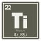 Titanium chemical element