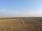 Titel hill Vojvodina Serbia flat field in autumn