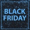 Title black friday on marble texture background. Vector illustration