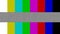 Title space, white space to write on TV TEST PATTERN vertical lines, static television