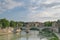 Tiver River, view from Ponte Principe Amadeo Savoia Acosta in Rome