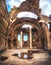 Tivoli Villa Adriana roofless roman temple no ceiling of Grand Thermae or Grandi Terme at Hadrians Villa in Rome Lazio -