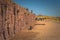 Tiwanaku - July 27, 2017: Ruins of the ancient city of Tiwanaku, Bolivia