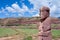 Tiwanaku. Ruins in Bolivia,