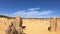 TL POV of a person hiking in The Pinnacles Desert