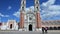 Tlaxcala, Mexico-August 2014: TIME LAPSE-DOLLY IN. Ocotlan\'s church.